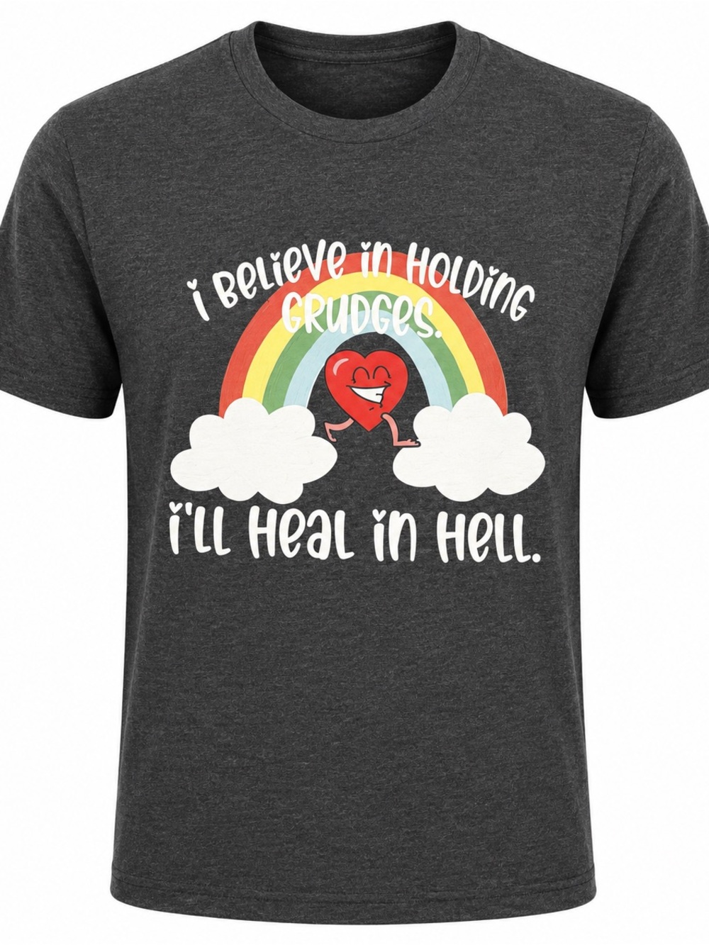 Graphic Charcoal Gray Women's Short Sleeve Tee